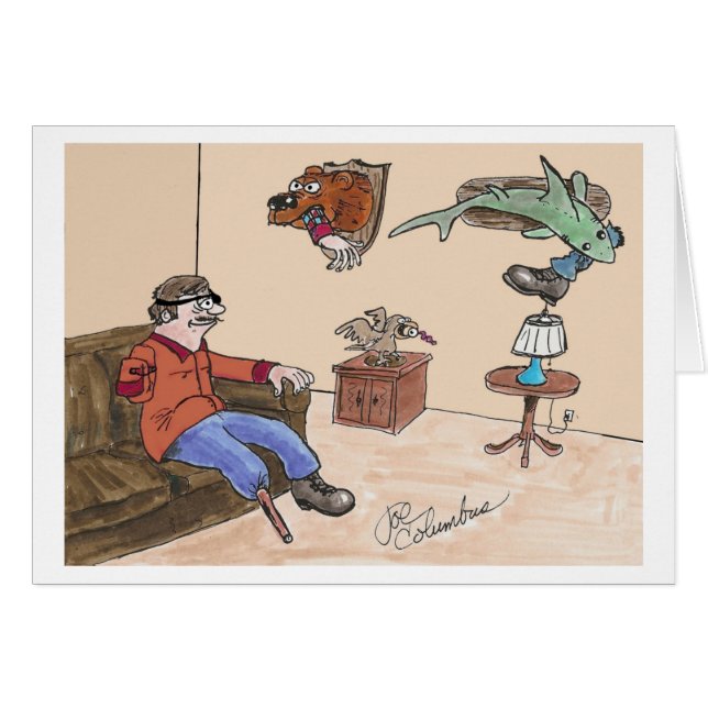 Tarjeta de la SALA DE TROFEOS (Anverso (Horizontal))