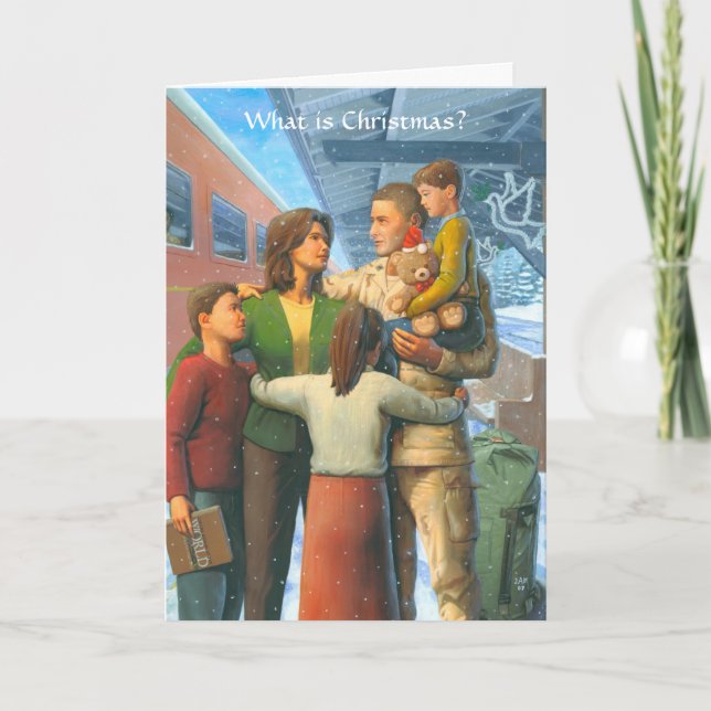 Tarjeta de la salida del navidad (Anverso)