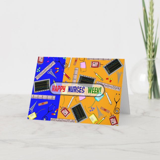 Tarjeta de la Semana de Enfermeras Felices #20 (Anverso)