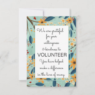 tarjeta de la semana de reconocimiento voluntario