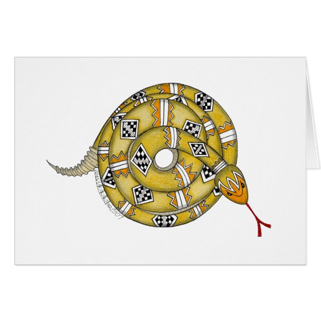 Tarjeta de la serpiente (Anverso (Horizontal))