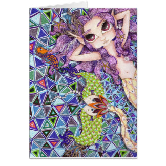 Tarjeta de la sirena