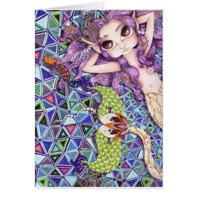 Tarjeta de la sirena (Frente)