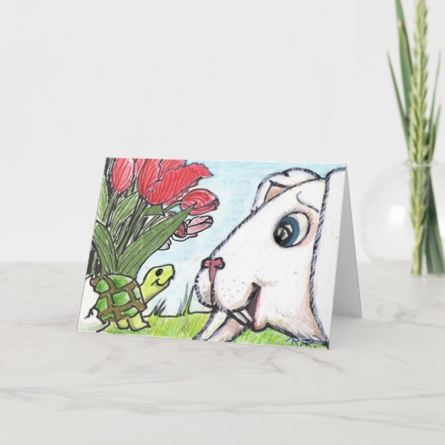 Tarjeta de la sorpresa de Pascua (Anverso)