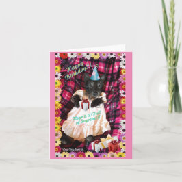 Tarjeta de la sorpresa del cumpleaños