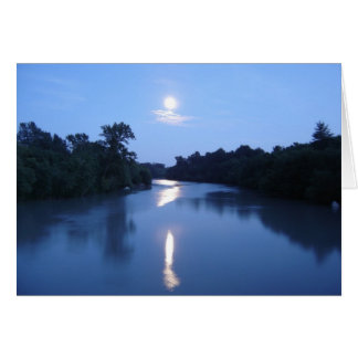 Tarjeta de la subida de la luna