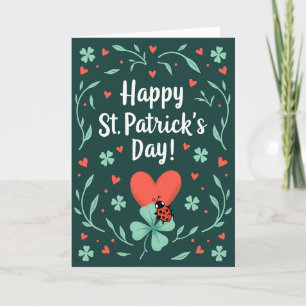 Tarjeta de la suerte del día de San Patricio