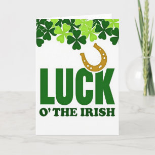 Tarjeta de la Suerte Irlandesa