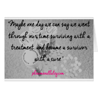 Tarjeta de la supervivencia