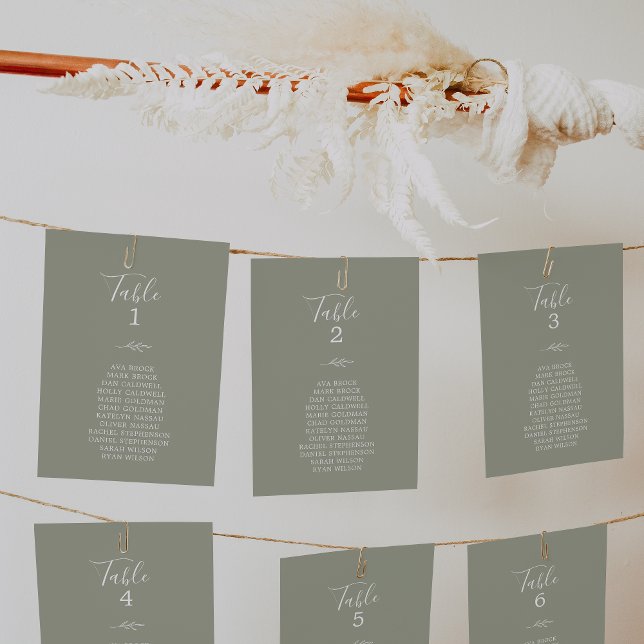 Tarjeta de la tabla de asientos colgantes verde mí (Subido por el creador)