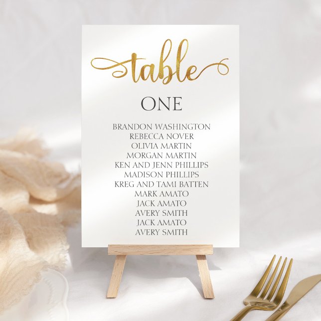 Tarjeta de la tabla de asientos del Boda Minimalis (Subido por el creador)