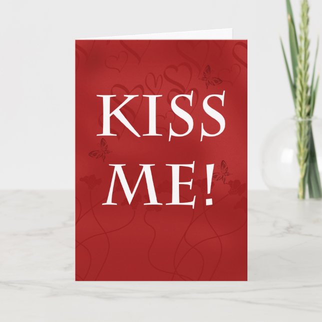 Tarjeta de la tarjeta del día de San Valentín - (Anverso)