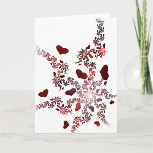 Tarjeta de la tarjeta del día de San Valentín