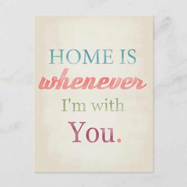 Tarjeta de la tarjeta del día de San Valentín, (Anverso)