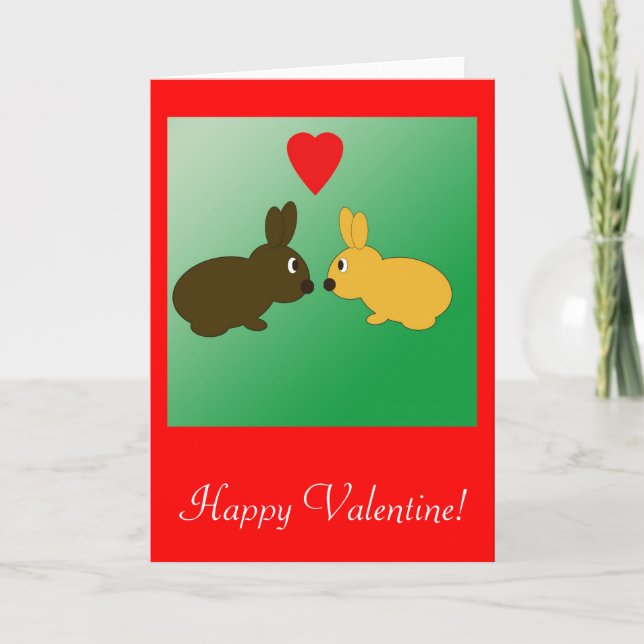 Tarjeta de la tarjeta del día de San Valentín de (Anverso)