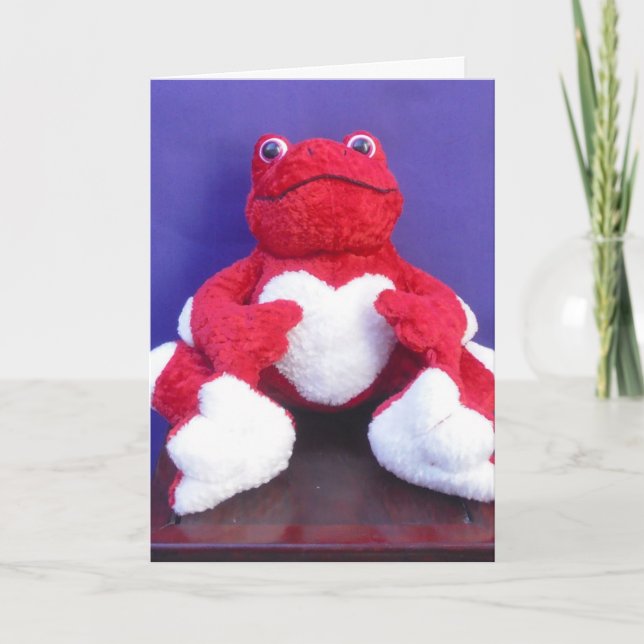 Tarjeta de la tarjeta del día de San Valentín de (Anverso)