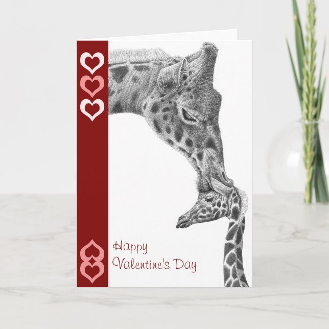 Tarjeta de la tarjeta del día de San Valentín de (Anverso)