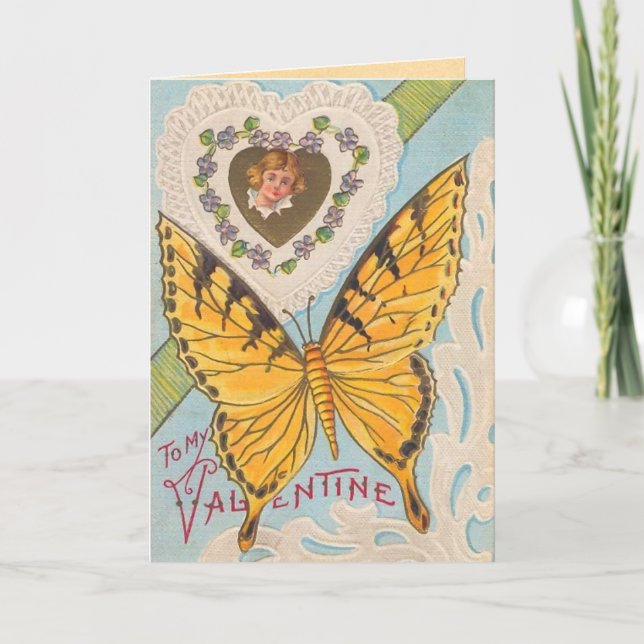 Tarjeta de la tarjeta del día de San Valentín de (Anverso)