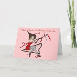 Tarjeta de la tarjeta del día de San Valentín de l