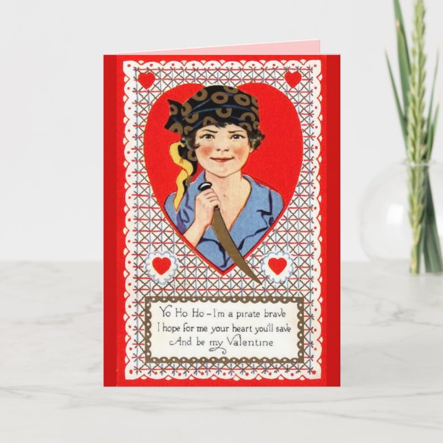 Tarjeta de la tarjeta del día de San Valentín del (Anverso)