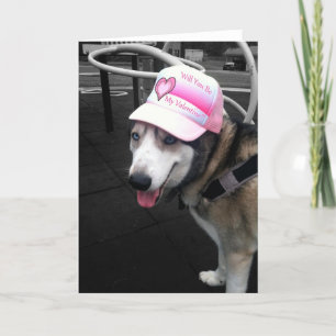 Tarjeta de la tarjeta del día de San Valentín del