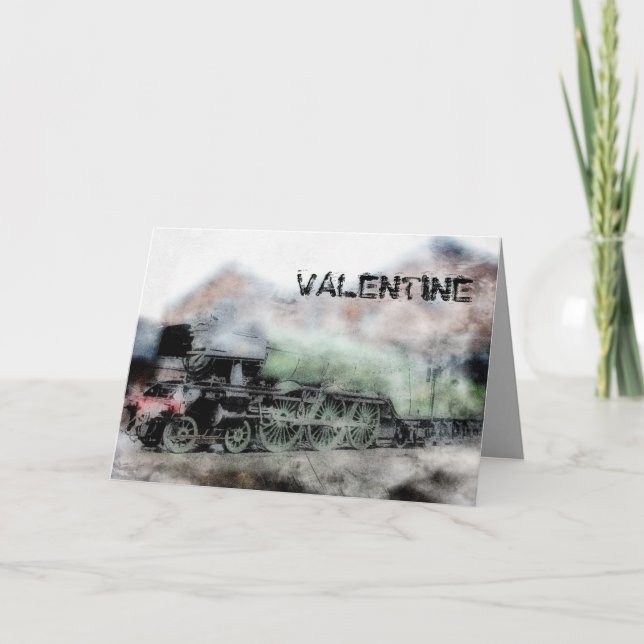 Tarjeta de la tarjeta del día de San Valentín del (Anverso)