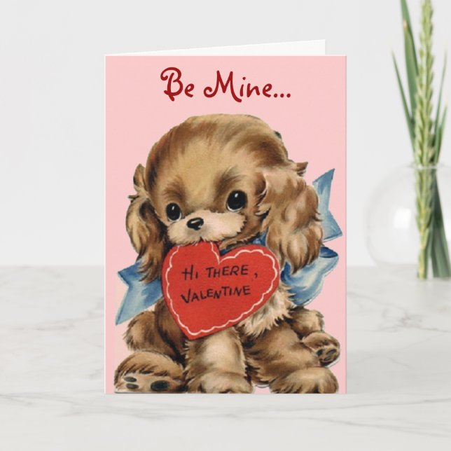 Tarjeta de la tarjeta del día de San Valentín del (Anverso)