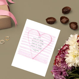 Tarjeta de la tarjeta del día de San Valentín del