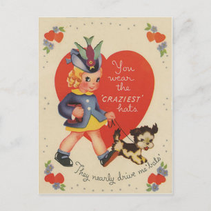Tarjeta de la tarjeta del día de San Valentín del