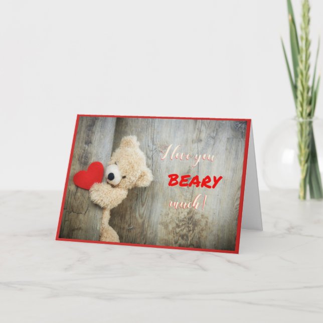 Tarjeta de la tarjeta del día de San Valentín del (Anverso)