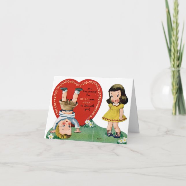 tarjeta de la tarjeta del día de San Valentín del (Anverso)