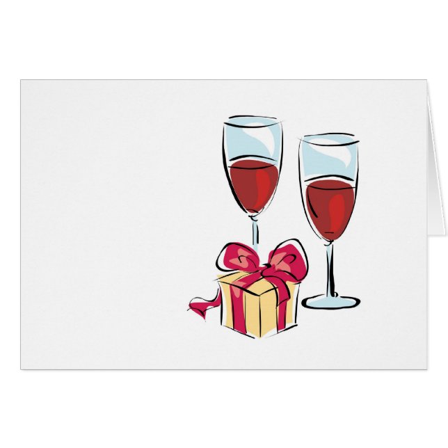 Tarjeta de la tarjeta del día de San Valentín/del (Anverso (Horizontal))