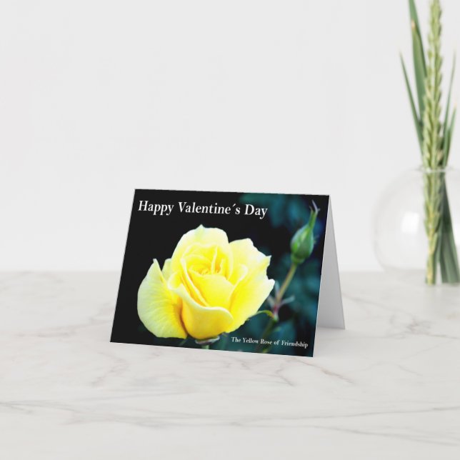 Tarjeta de la tarjeta del día de San Valentín para (Anverso)