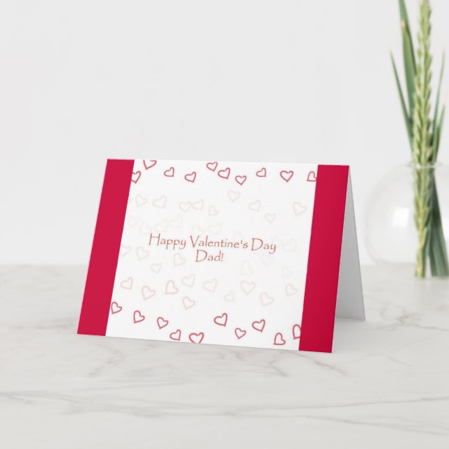 Tarjeta de la tarjeta del día de San Valentín para (Anverso)