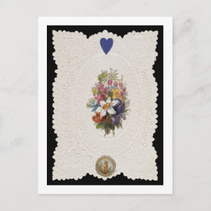 Tarjeta de la tarjeta del día de San Valentín que