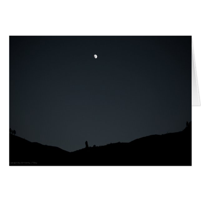 Tarjeta de la Tierra de la Buena Noche (Anverso (Horizontal))