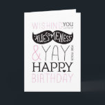 Tarjeta de la tipografía de la diversión del<br><div class="desc">Tarjeta linda de la tipografía con el ilustracion del bigote. Compruebe hacia fuera toda la tipografía designalicious en nuestra tienda. ¡Goce!</div>