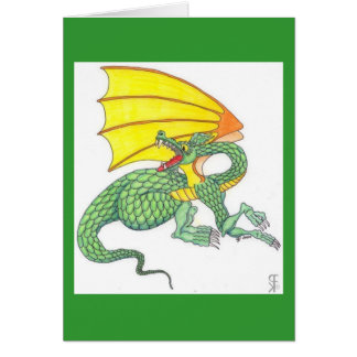Tarjeta de la Todo-Ocasión del dragón verde