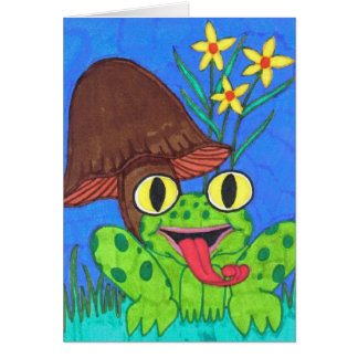 Tarjeta de la Todo-Ocasión del Froggy de la