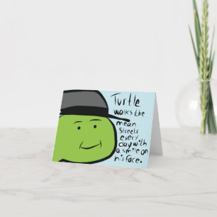Tarjeta de la tortuga