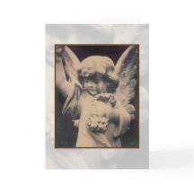 Tarjeta de la transferencia del ángel