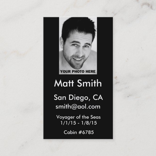 Tarjeta de la travesía (Anverso)