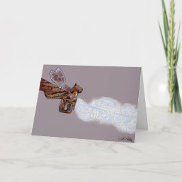 Tarjeta de la tuba del invierno