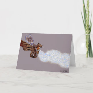 Tarjeta de la tuba del invierno