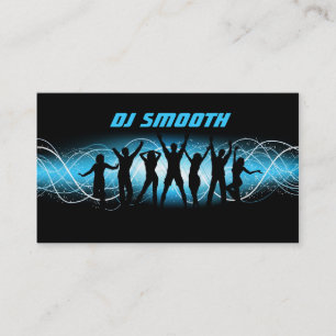 Tarjeta de la visita de DJ