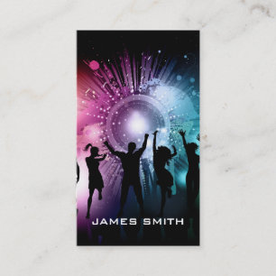 Tarjeta de la visita de DJ