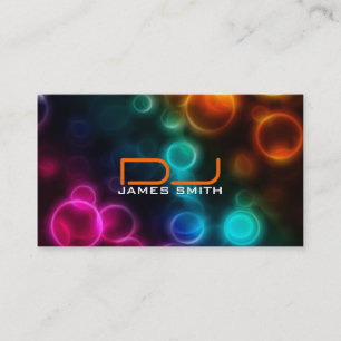 Tarjeta de la visita de DJ