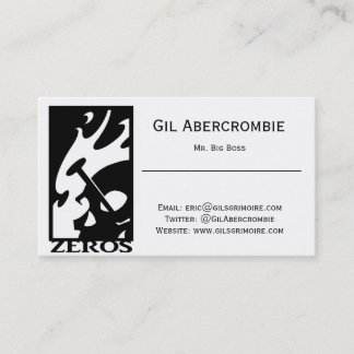 Tarjeta de la visita de Gil (paquete de 100)