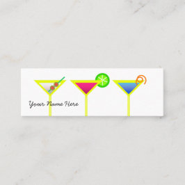 Tarjeta de la visita del camarero