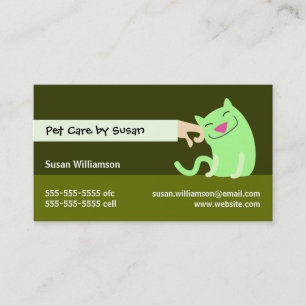 Tarjeta de la visita del canguro del mascota